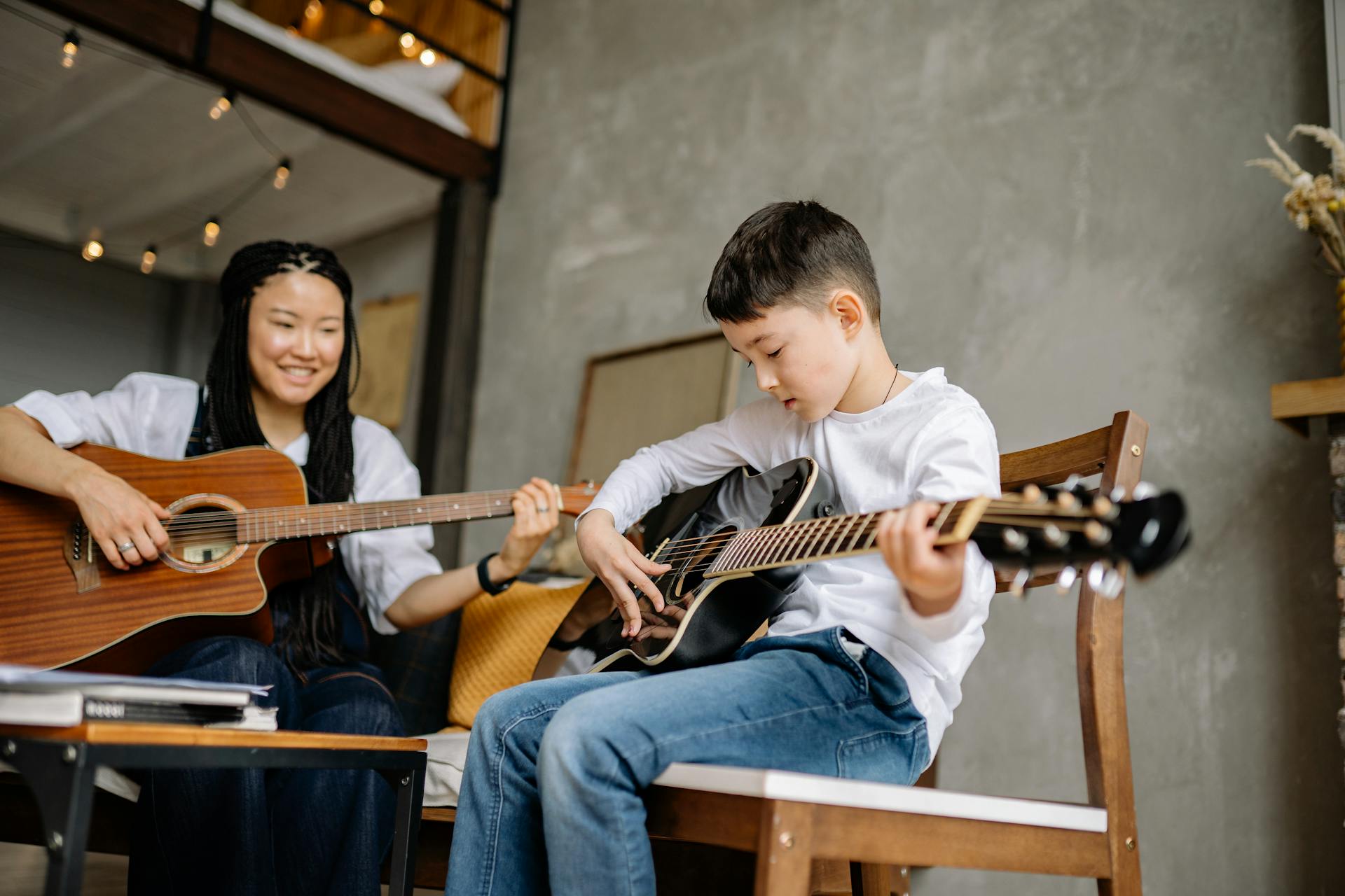 Moment de pratique instrumentale à l’école